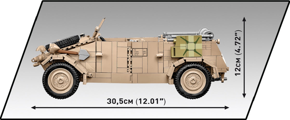 COBI Historical Collection WWII K&#xFC;belwagen (PKW TYPE 82) Vehicle - EXECUTIVE EDITION