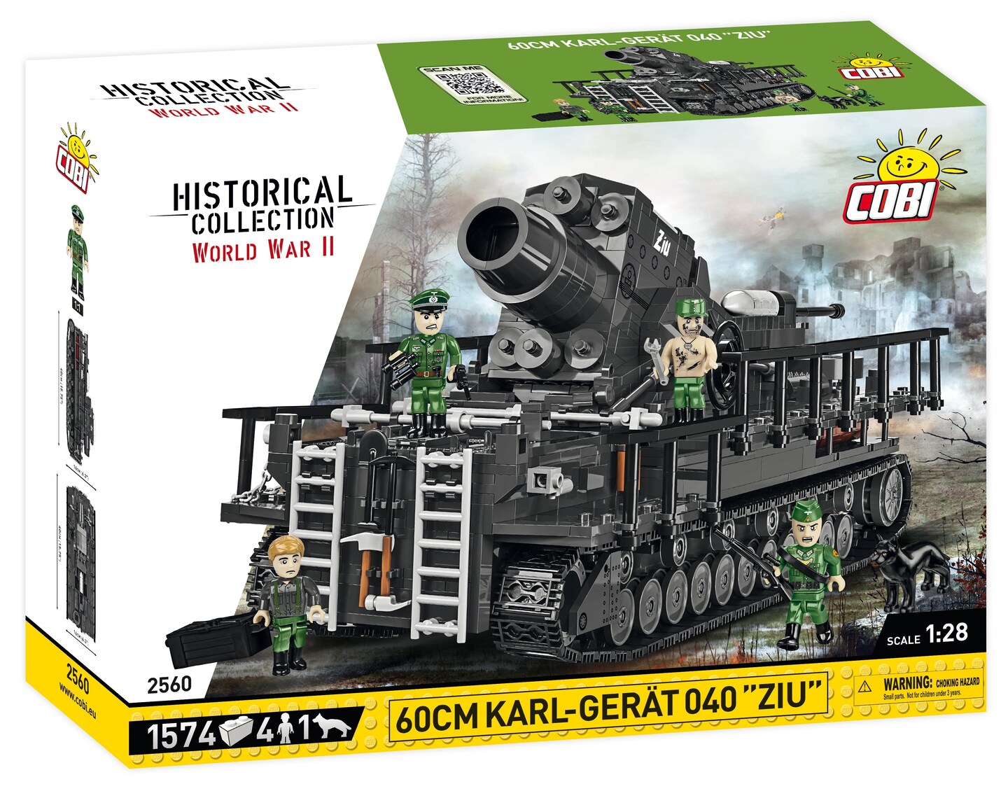 COBI Historical Collection World War II 60 cm Karl-Gerat 040 &#x22;ZIU&#x22;
