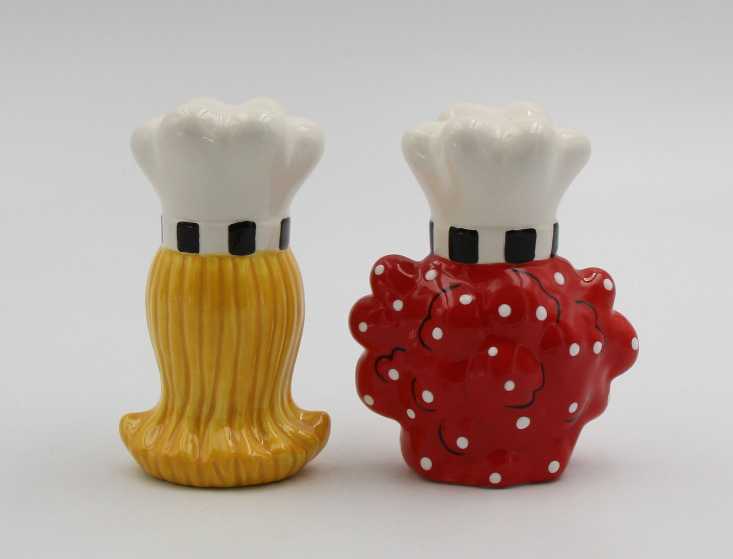 Ceramic African American Lady Chef Salt and Pepper Shakers, Home D&#xE9;cor, Gift for Her, Mom, Friend, or Coworker, Kitchen D&#xE9;cor