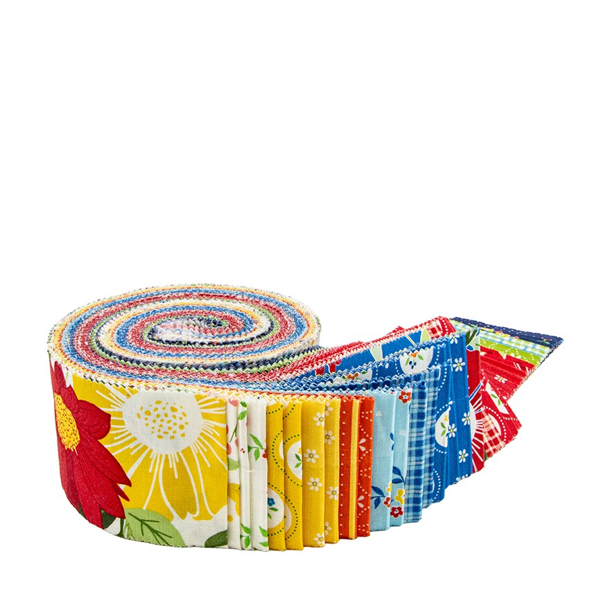 Summer's in Town 2.5" Strip Roll (Jelly Roll / Rolie Polie) by Riley Blake (RP-17530-40)
