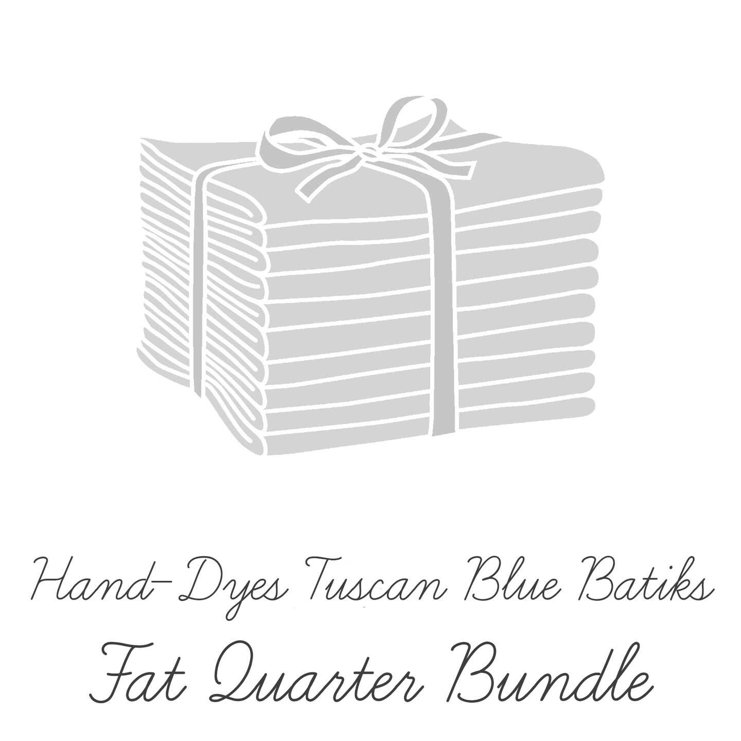 Expressions Batiks Hand-Dyes Tuscan Blue Fat Quarter Bundle by Riley Blake Designs for Riley Blake (FQ-21013-16)