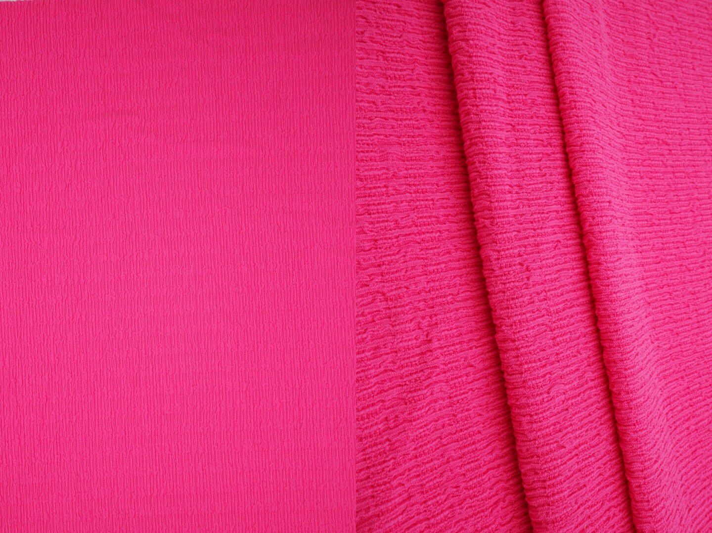 1 Yard Bubble Jersey Crepe Fabric 95% Polyester 5% Spandex, Heavyweight Stretch 59" Width
