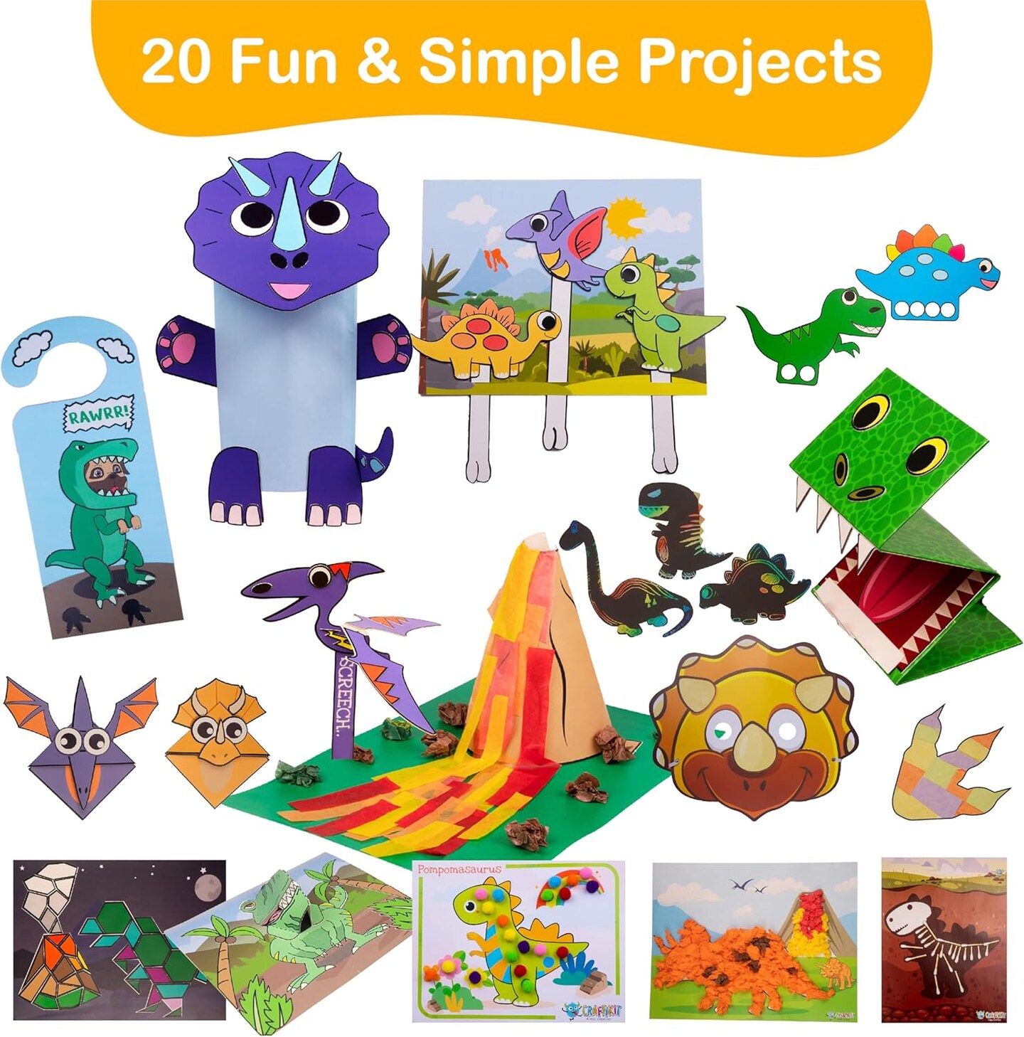 20 Award-Winning Dinosaur Crafts for Kids