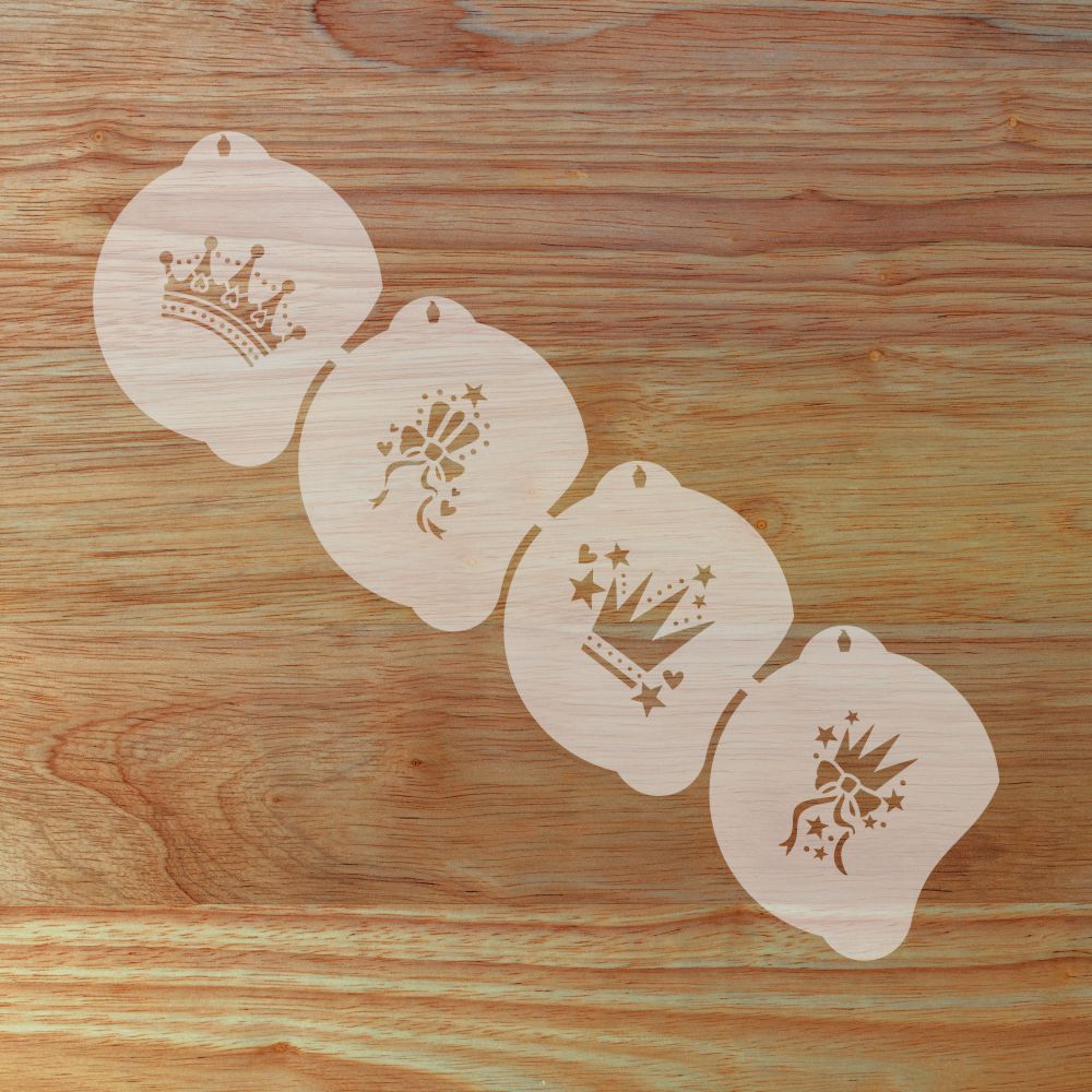 Princess Face Painting Stencil Set | Perfect for Face Painting, Temporary Tattoos, Birthday Party | Designer Stencils |