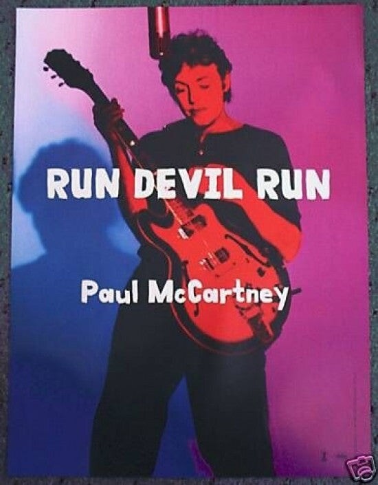 Paul McCartney Run Devil Run Poster - Item # RAR9999158, Color