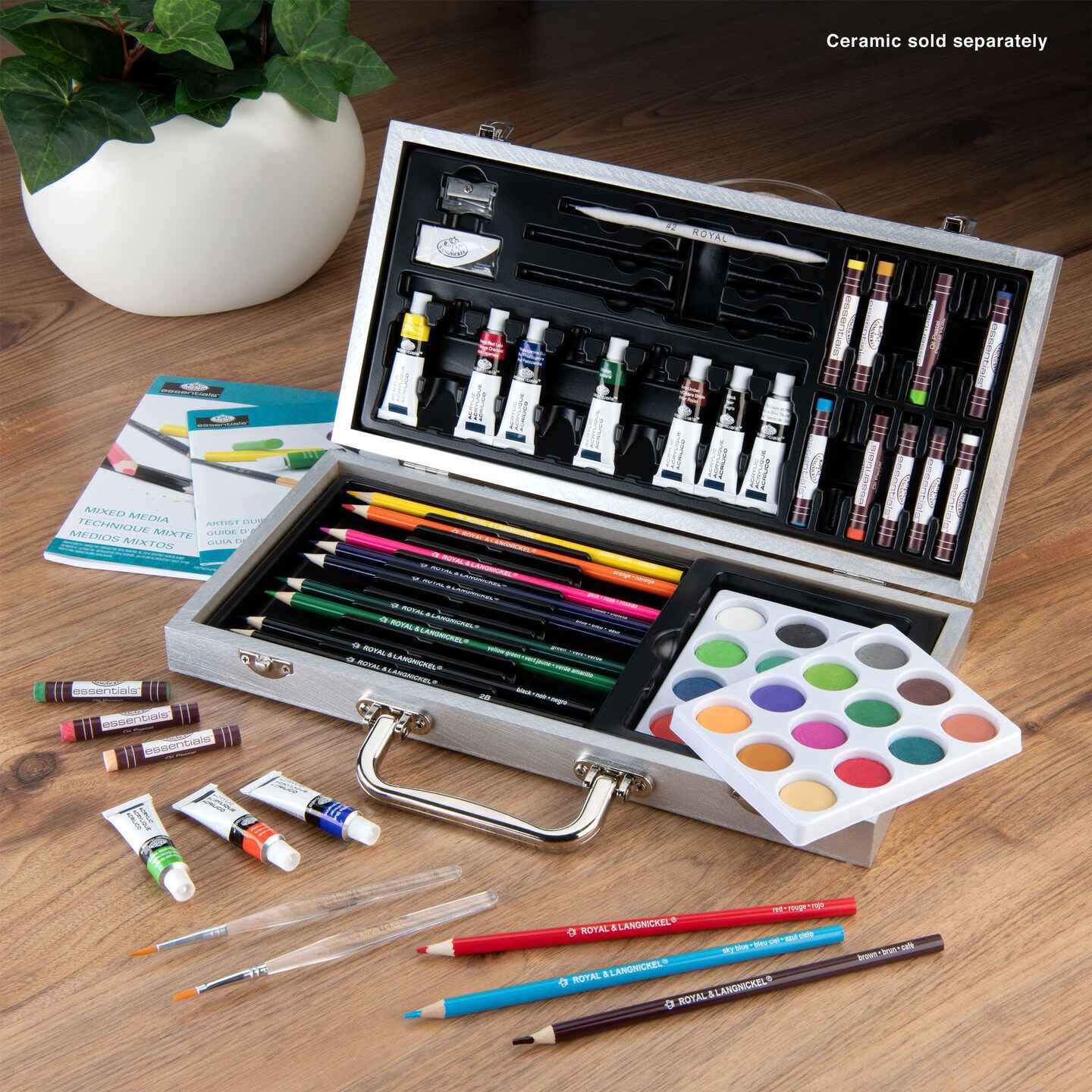 RSET-MM3000 | Essentials&#x2122; 85pc Mixed Media Beginners Travel Art Set