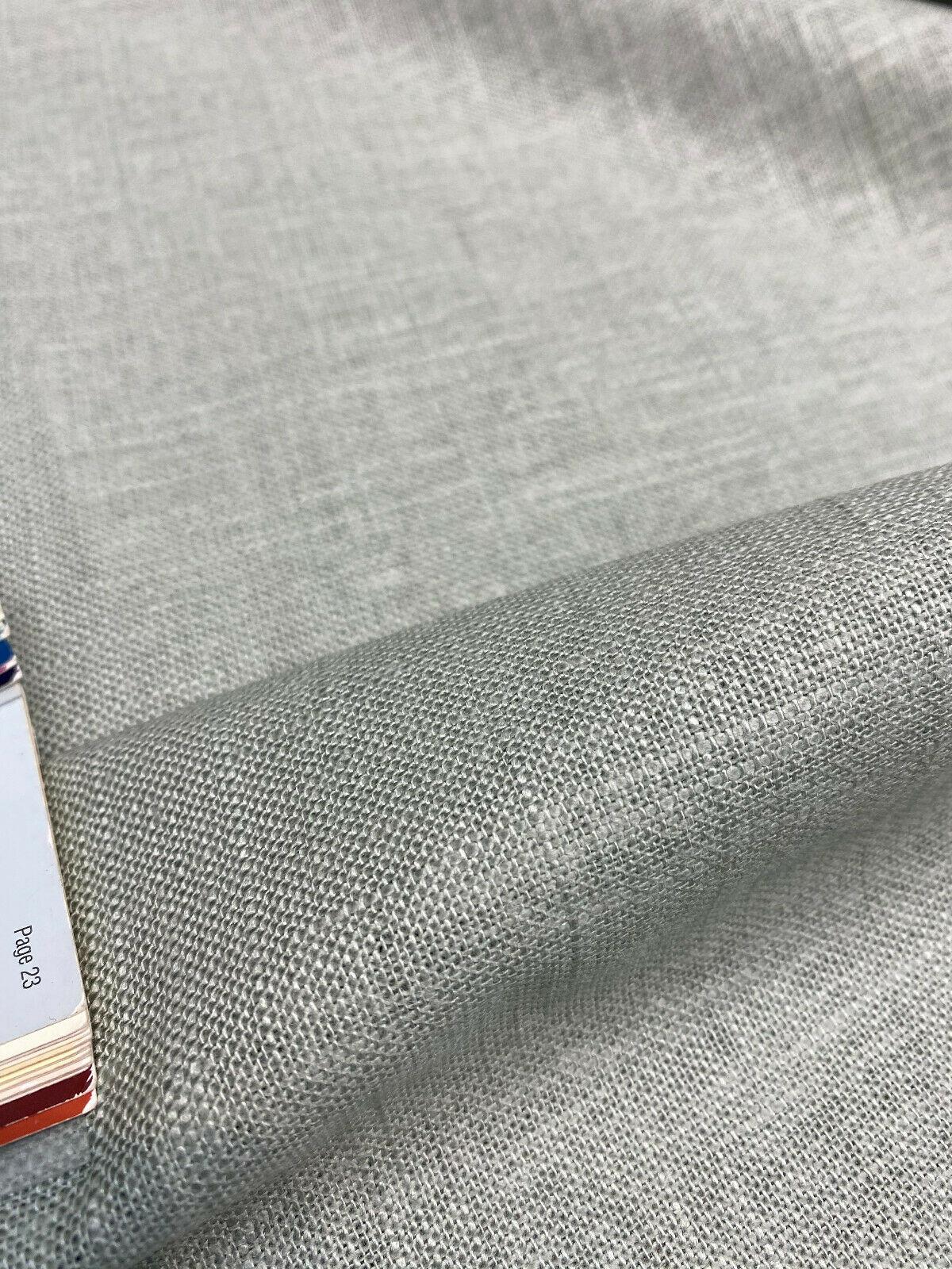 1 Yard Sage Light Green Linen Rayon Upholstery Drapery Fabric 54" Wide
