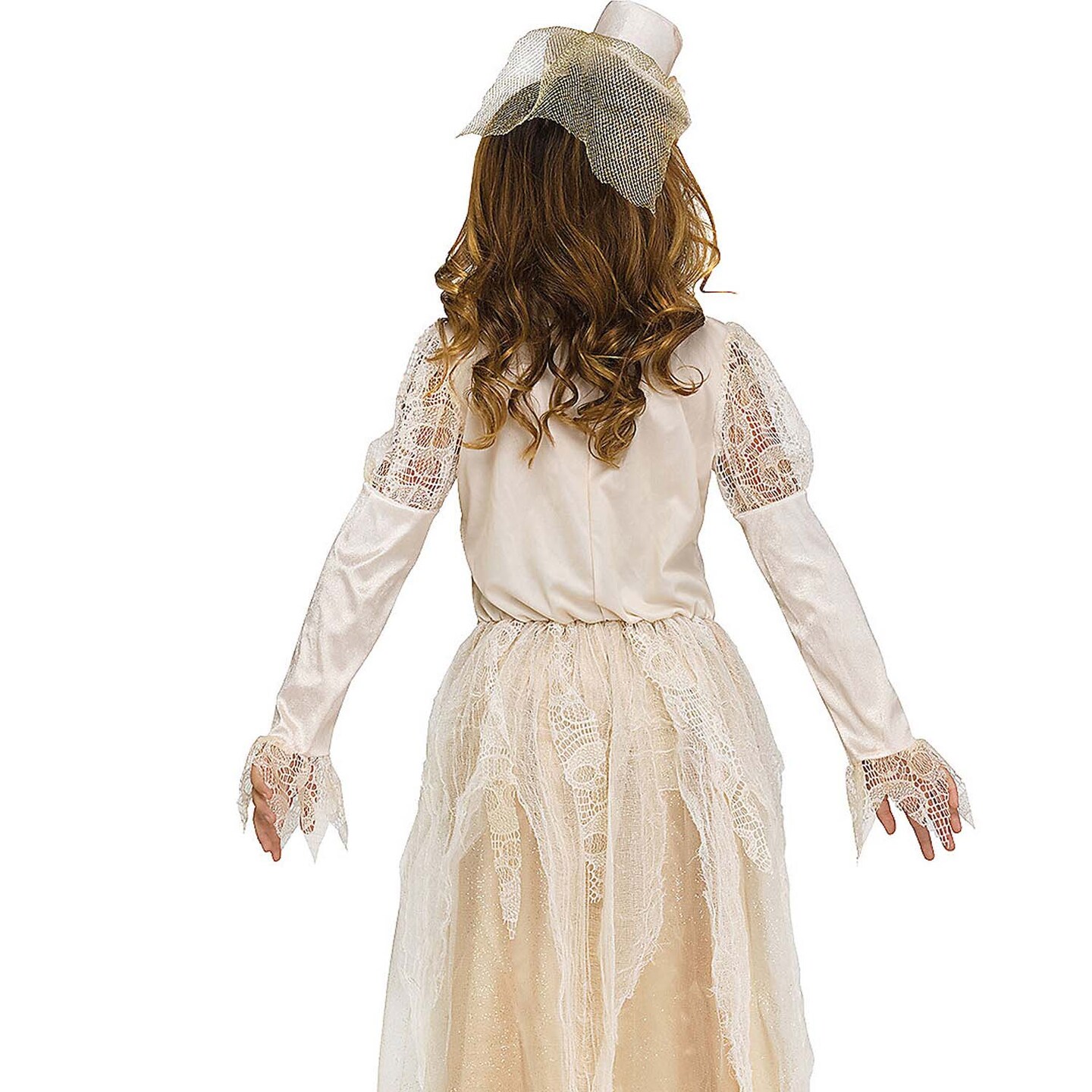 Kids Victorian Bride Costume with spooky elegance to Halloween