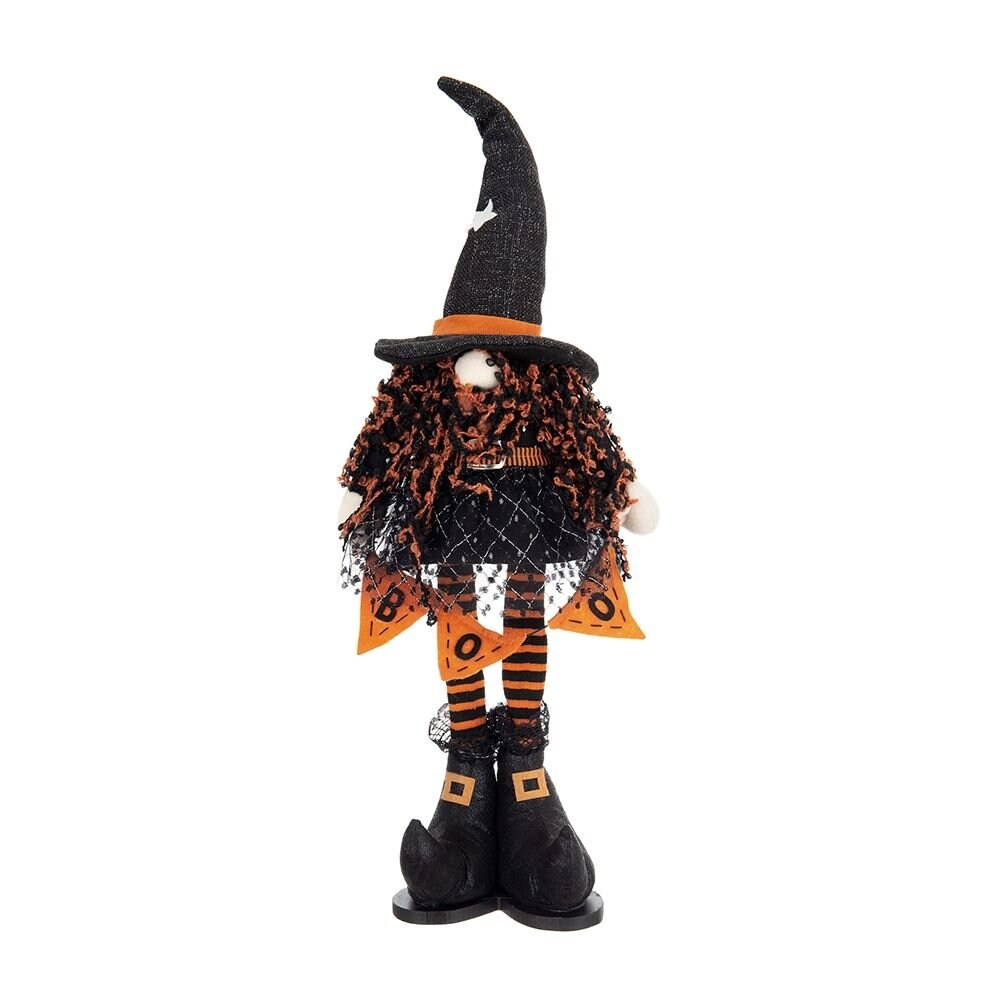 Edge Collections - Black - Fabric Standing Gnome Banner Spring