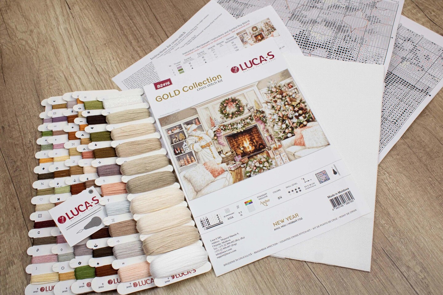 New Year B2416L Counted Cross-Stitch Kit