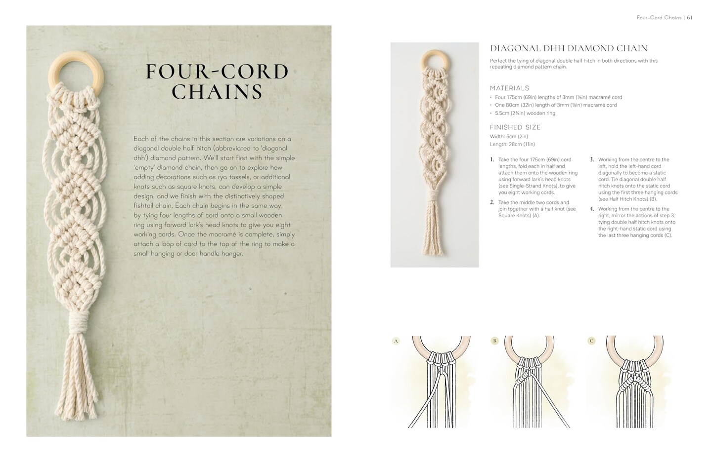 The Macrame Bible: The complete reference guide to macrame knots, patterns, motifs and more