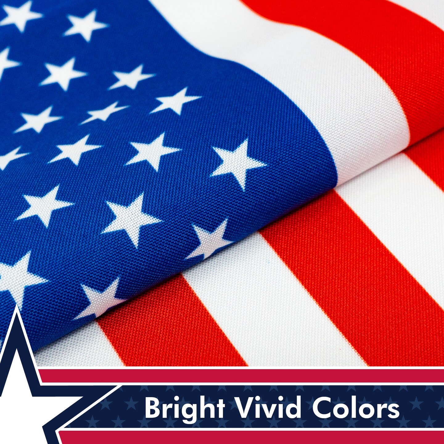 G128 - American USA Flag Garden Flag | 12x18 Inch | Printed 150D Polyester - Rustic Holiday Seasonal Outdoor Flag