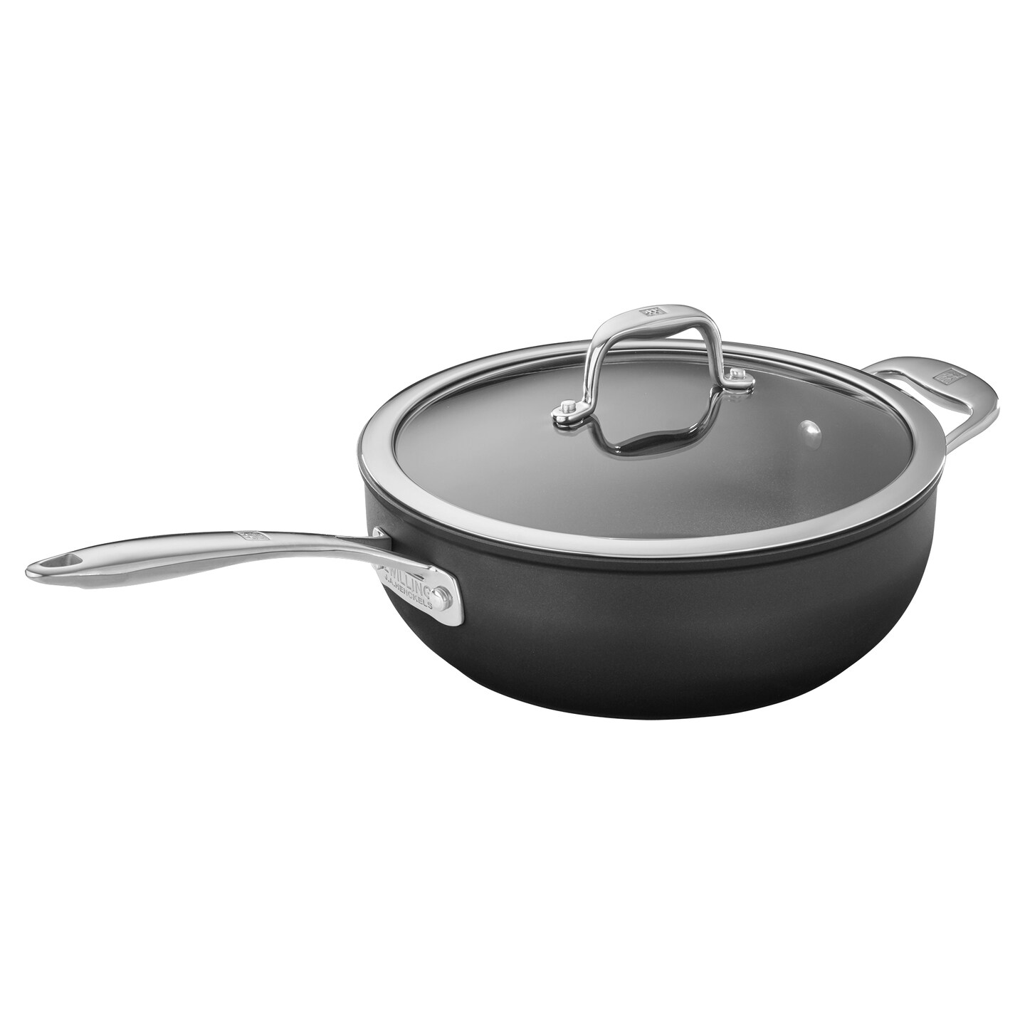 ZWILLING Non-Stick 4.5-qt Aluminum Perfect Pan with Lid and Handle Helper