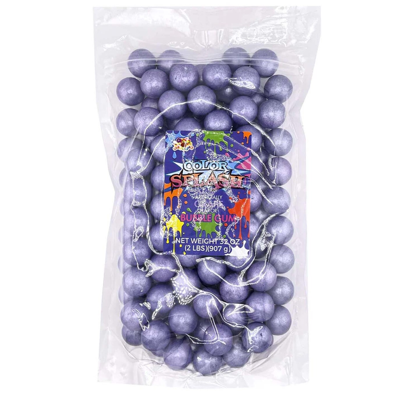 Splash 1&#x22; Gumballs Pearl 2Lbs