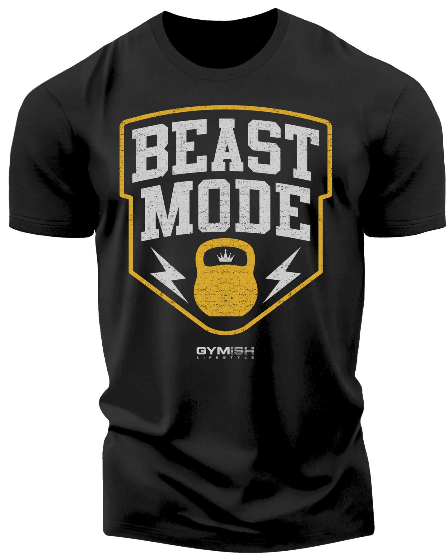 007. Beast Mode Funny Motivational Workout Gym T-Shirt for Men - image52