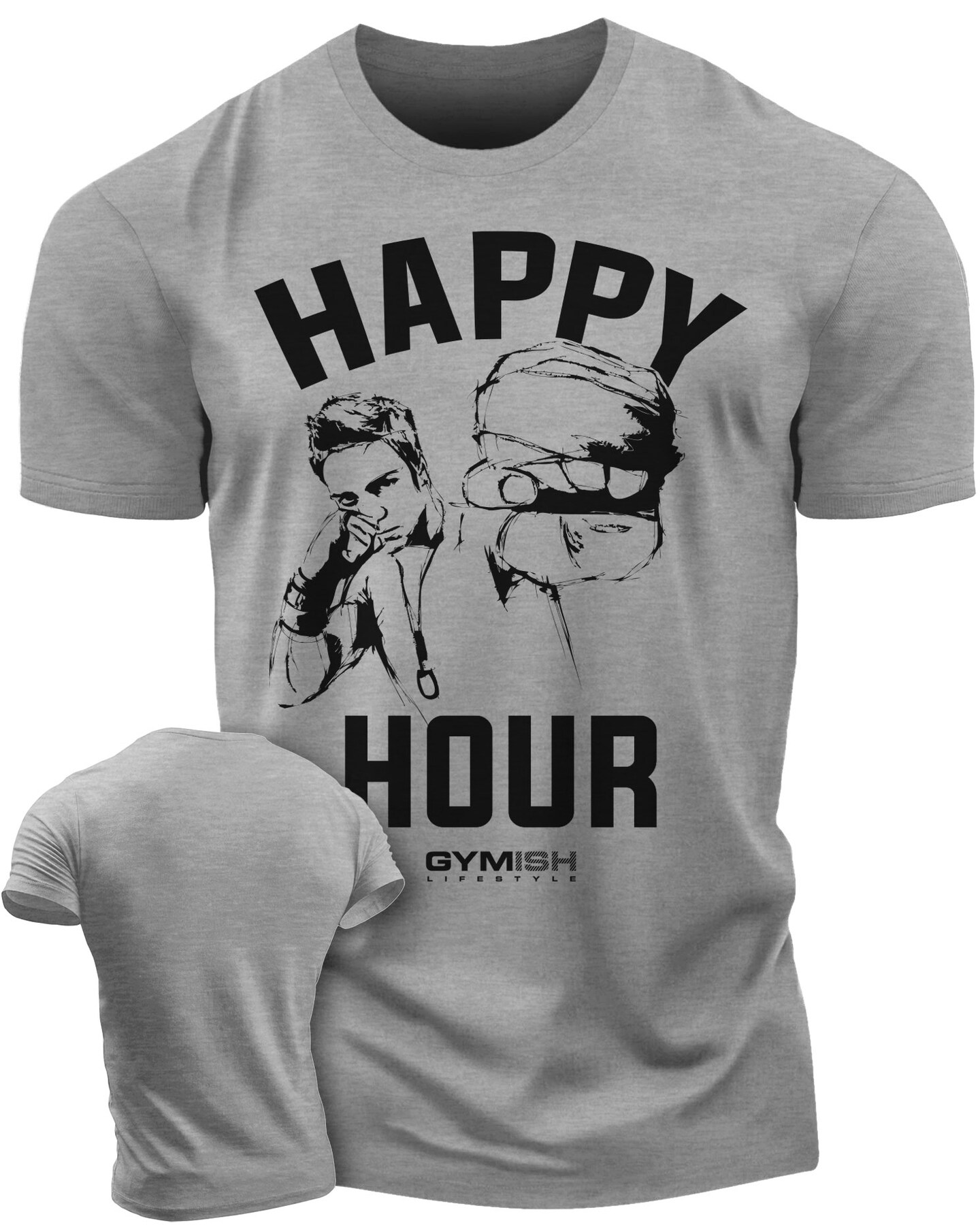 039. Kickboxer Funny Motivational Workout Gym T-Shirt for Men - image25