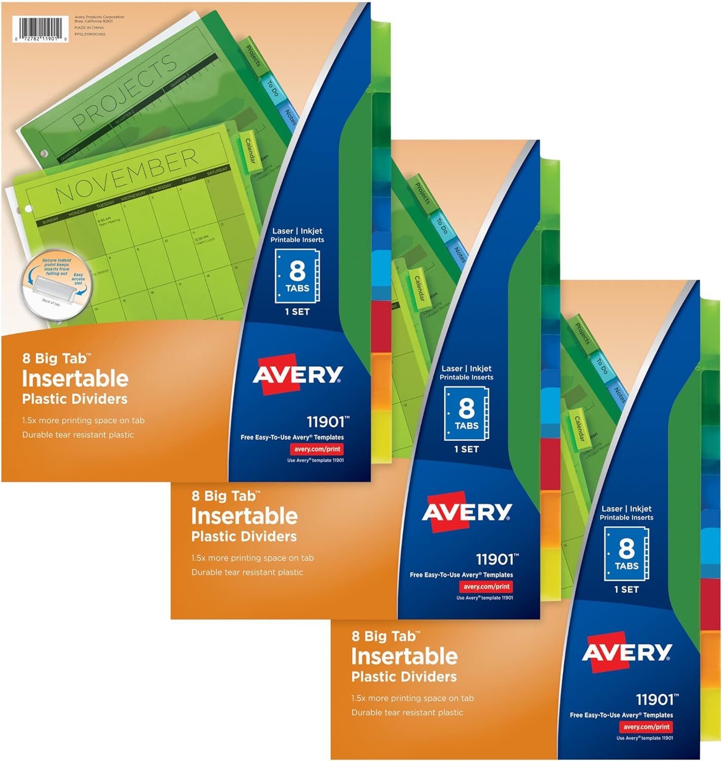 Dividers for 3 ring binders 8 tab binder dividers plastic binder