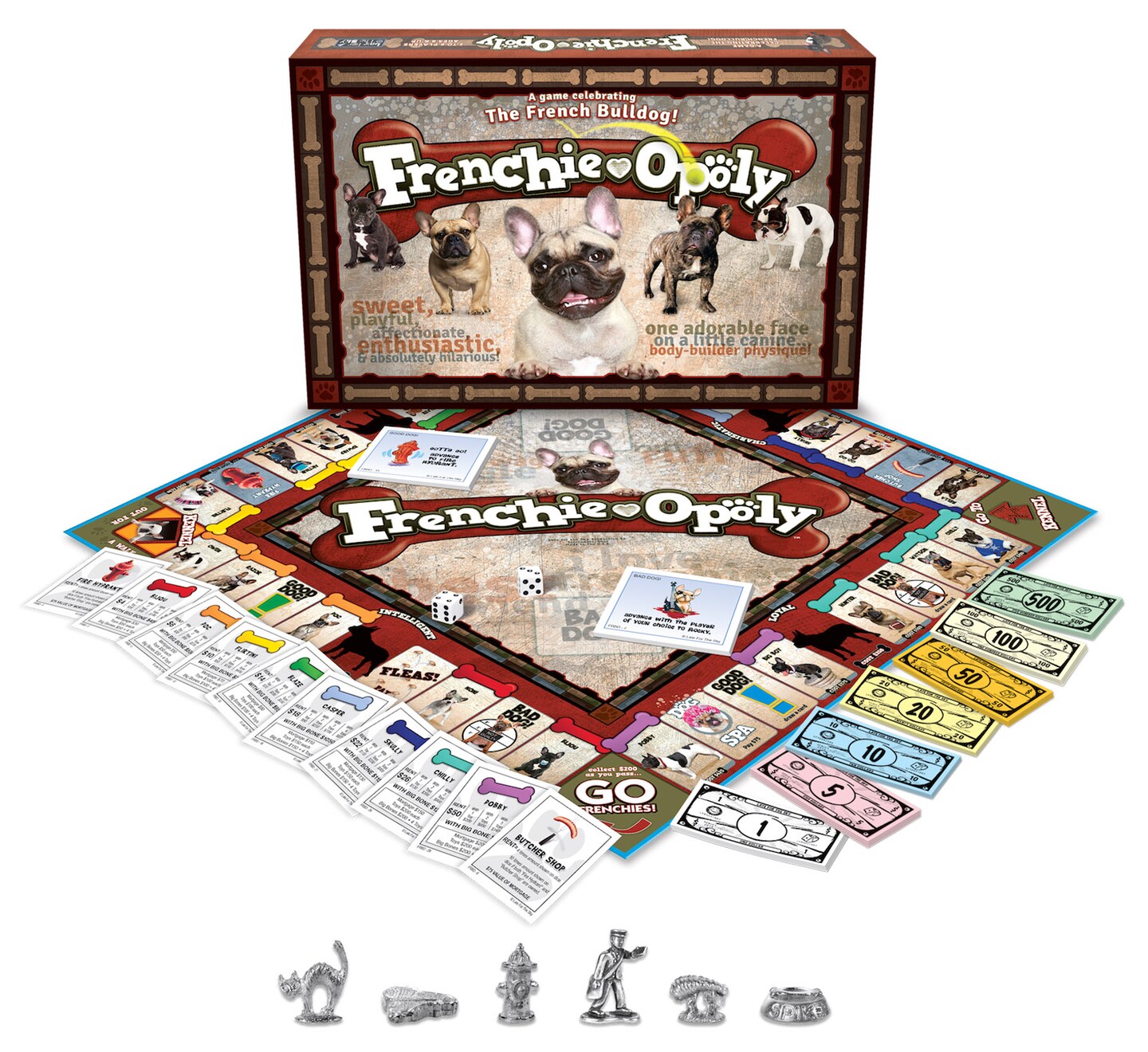 Late For the Sky: Frenchie-Opoly Monopoly Board Game