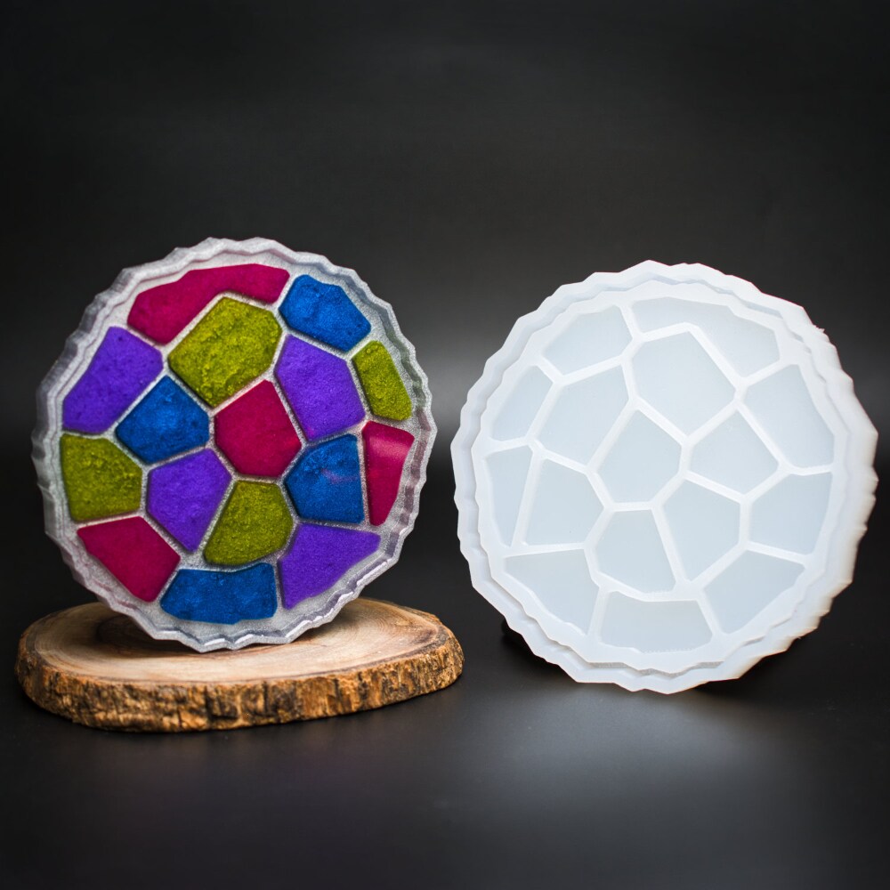 Handmade Mosaic Coaster Silicone Mold