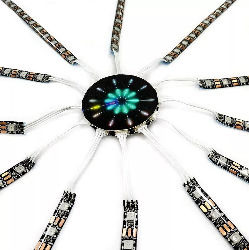 Firework LED Strip Lights Multi Color RGB Changing Music Sound Sync Bluetooth