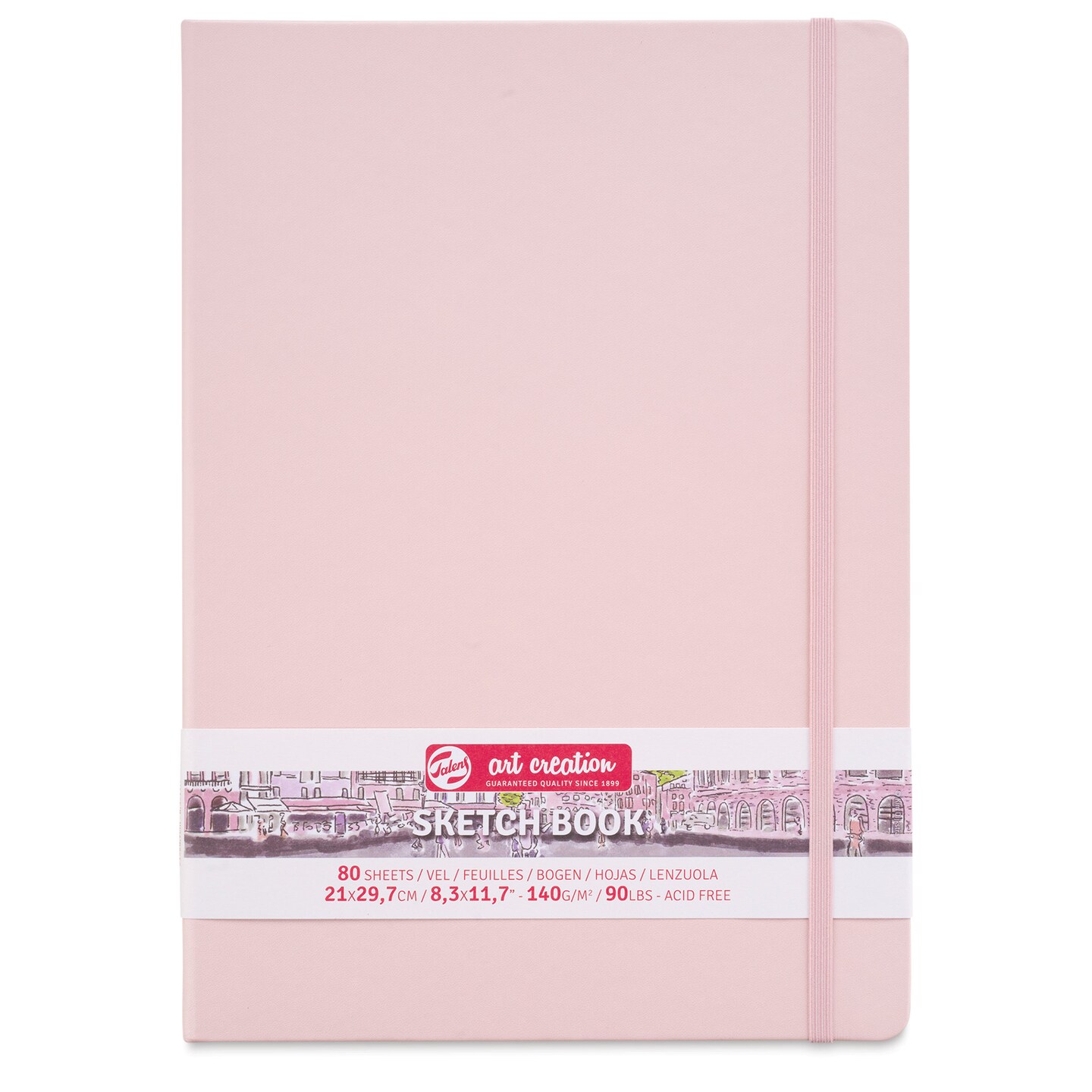 Talens Art Creations Sketchbook - Pastel Pink, 11.7&#x22; x 8.3&#x22;