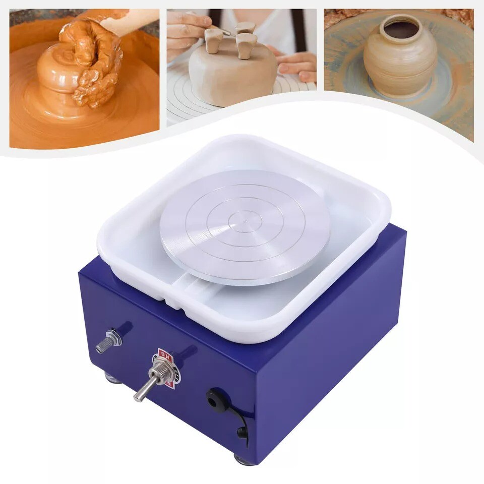 Mini Pottery Making Machine Wheel Ceramic Making Kit Clay Work Art Craft Molding