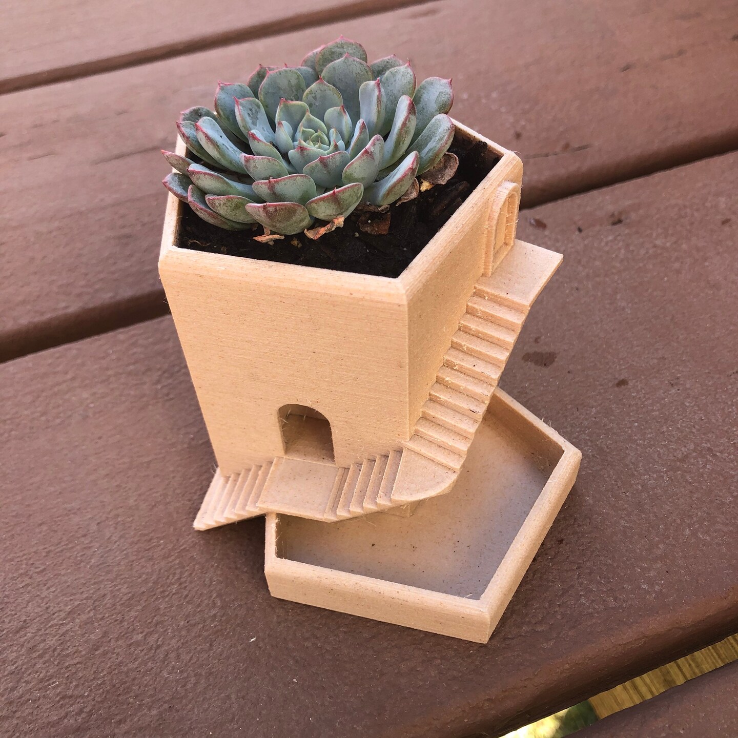 Tower Planter Pot | Succulent Planter | Succulent Pot | Succulent Vase |  MakerPlace by Michaels