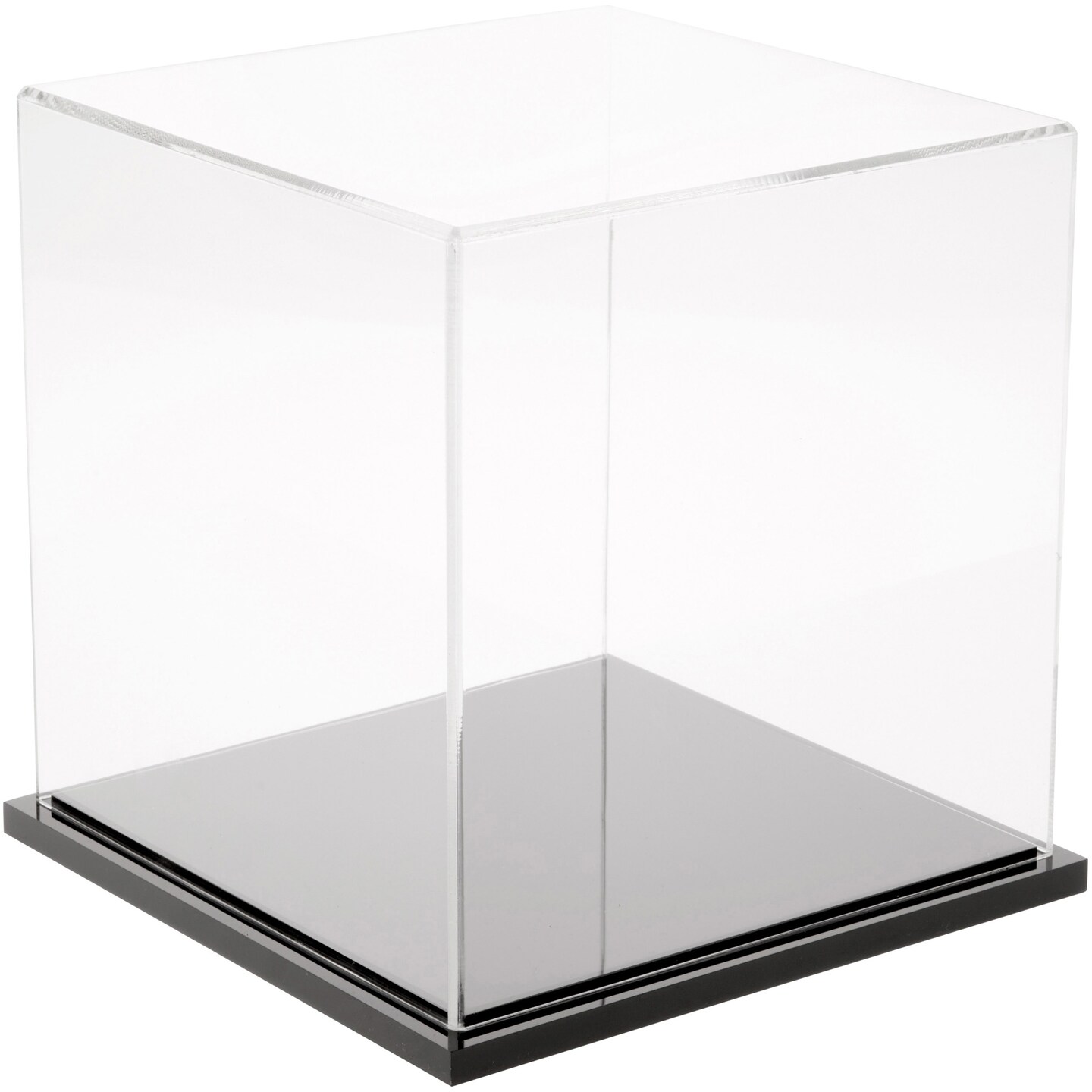 Plymor Clear Acrylic Display Case, 7&#x22; x 7&#x22; x 7&#x22;