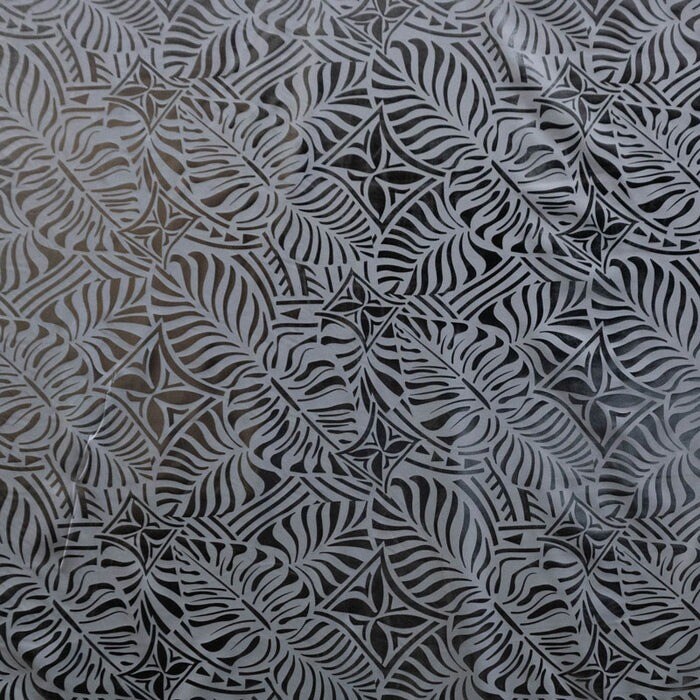 1 Yard Monstera Leaf Tiara Fabric, Foil Print Polyester, 36in L x 60in W