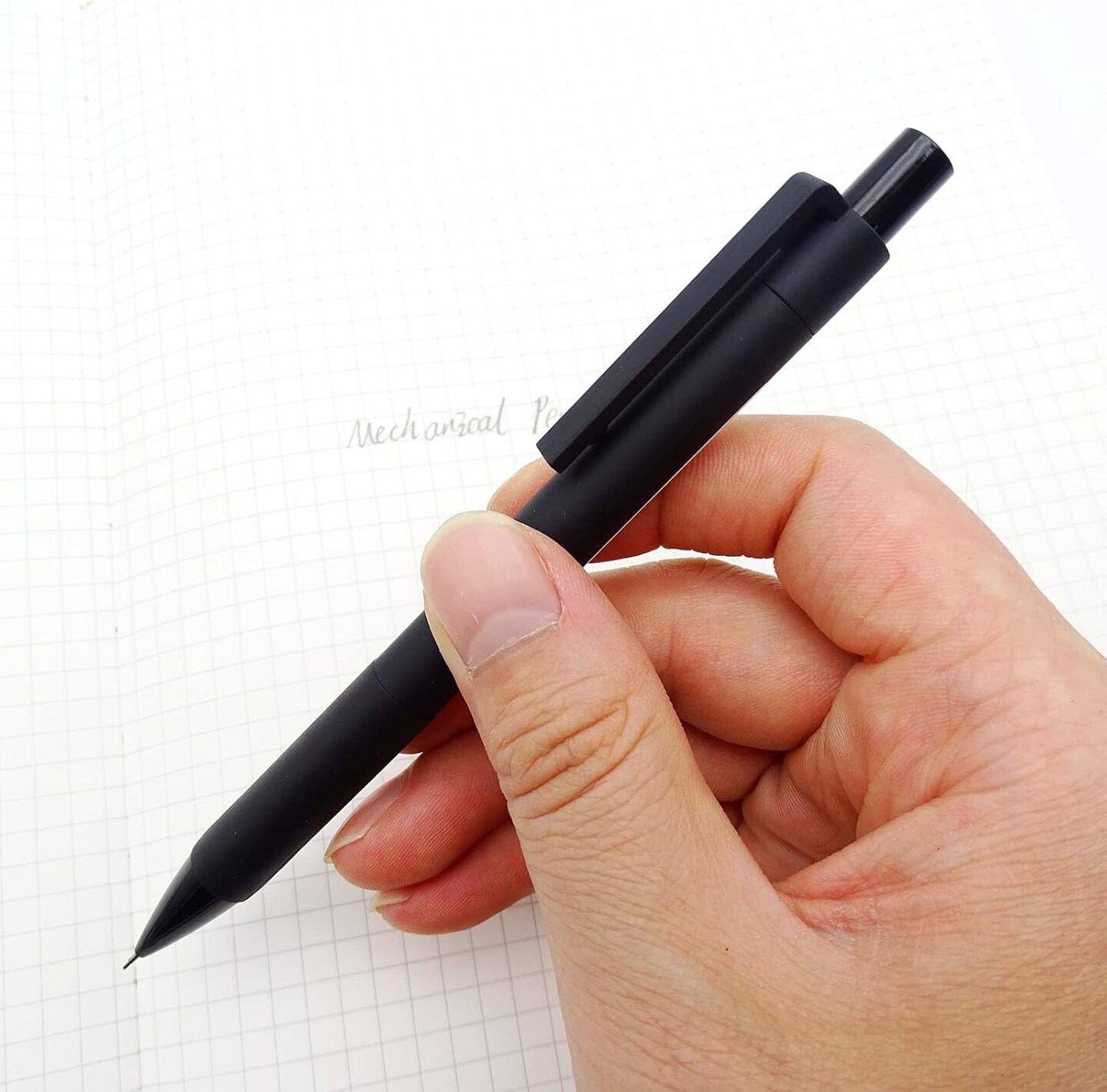 Mechanical Pencil Set for Office School Supplies,0.5mm Drawing Pencils for Students Kids, Black Barrel, Counts 10