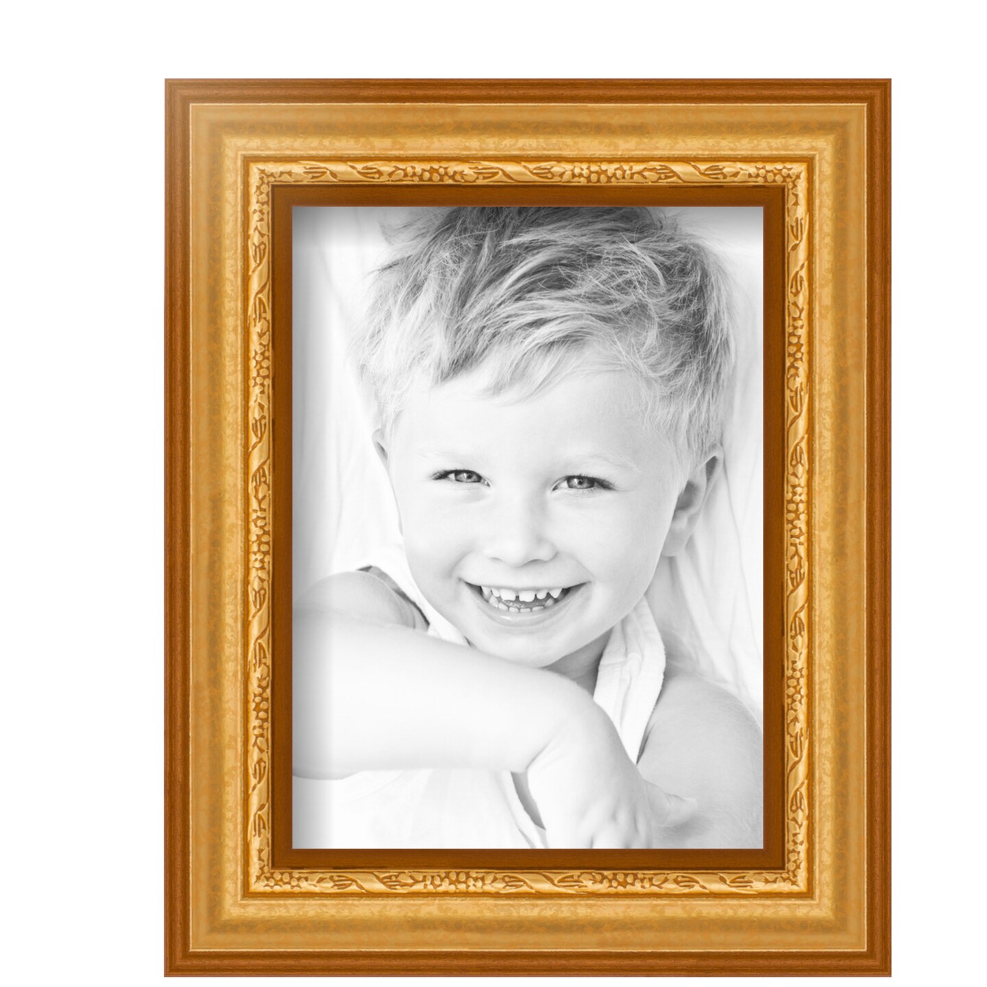 ArtToFrames 6x8 Inch Picture Frame, This 1.00 Inch Custom Wood Poster Frame is Available in Multiple Colors, Great for Your Art or Photos - Comes with Regular Glass and Corrugated Backing (A54BP)