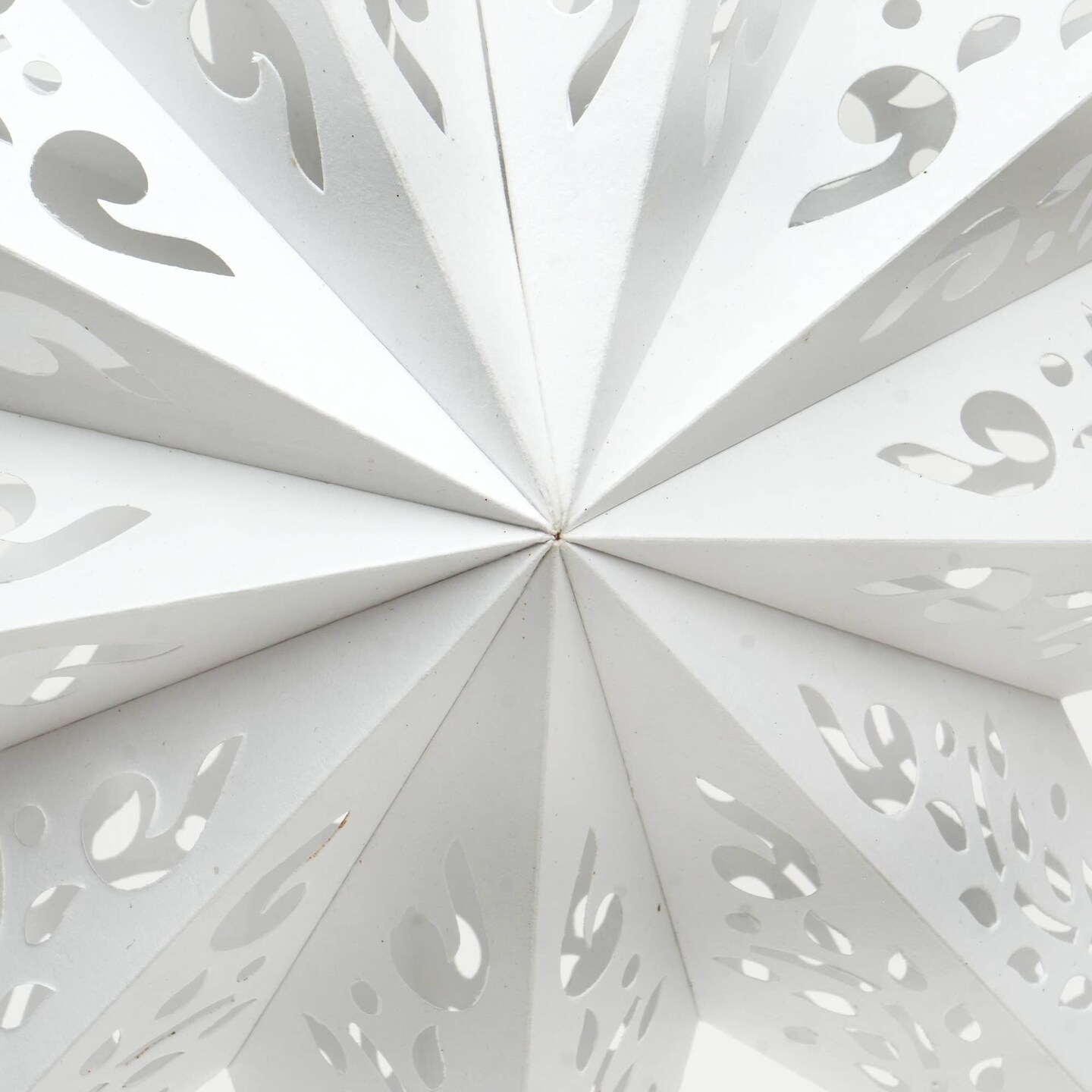 Handmade Paper Star 60 Cm (Dia) - White