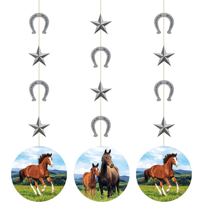 36 pc Bulk Horse and Pony Hanging Decorations