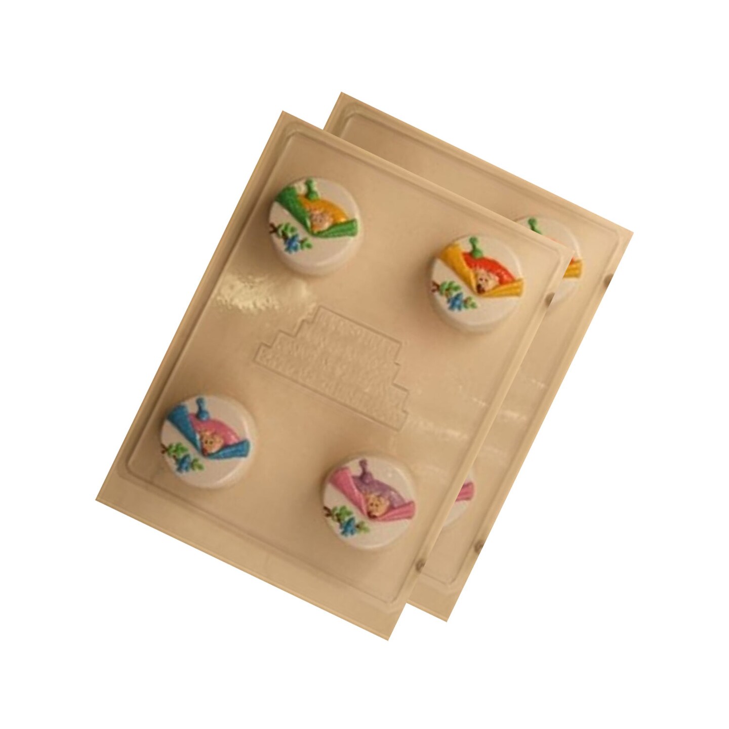 Baby In Blanket Sandwich Cookie Chocolate Mold
