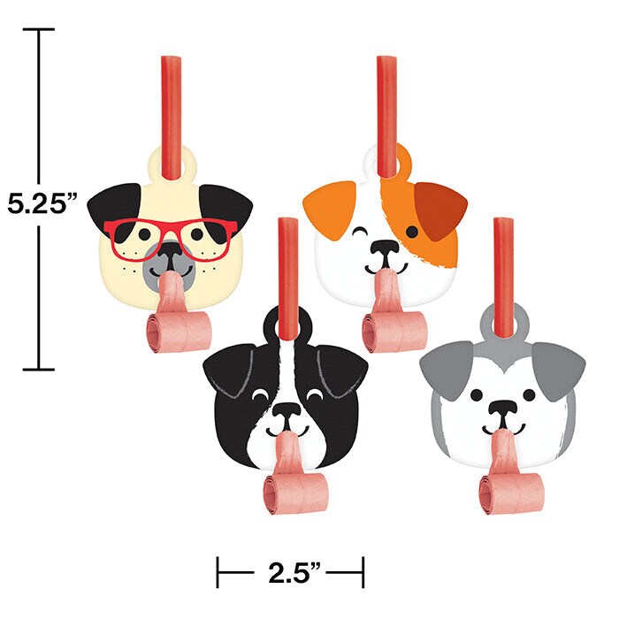 48 pc Bulk Dog Party Party Blowers