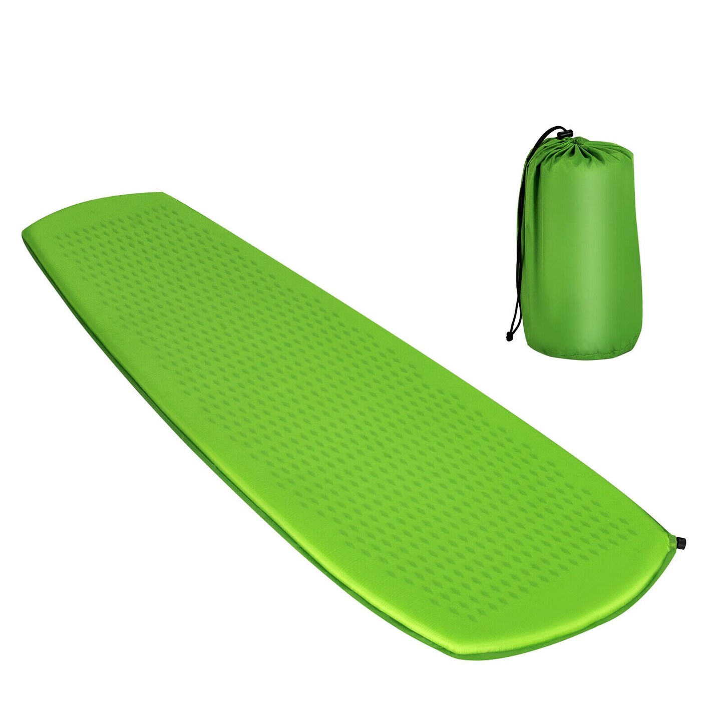 Self-Inflating Air Mattress Sleeping Pad with Sturdy Nylon, Portable Design