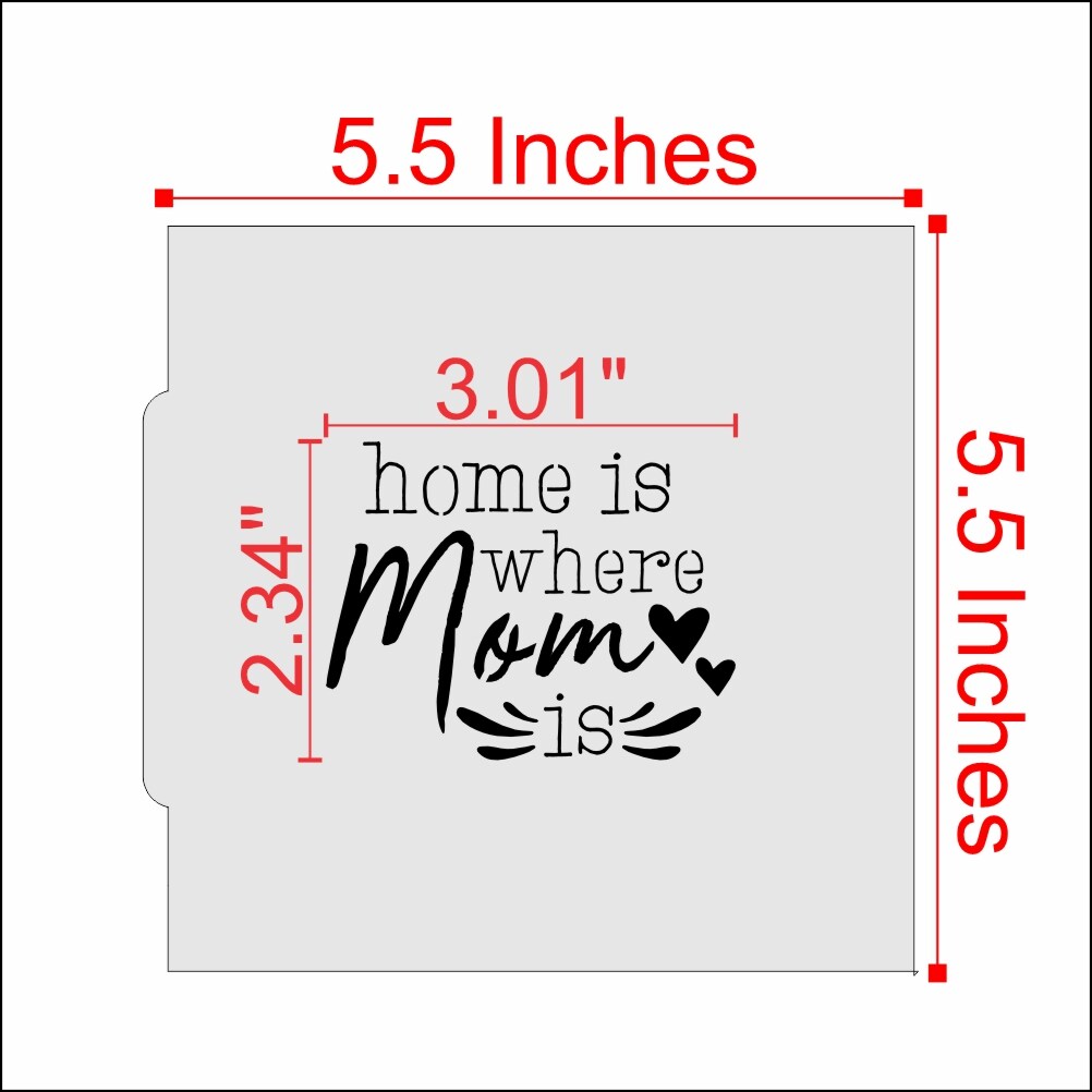 Mom Sayings 3 Piece Cookie Stencil Bundle | Confection Couture |