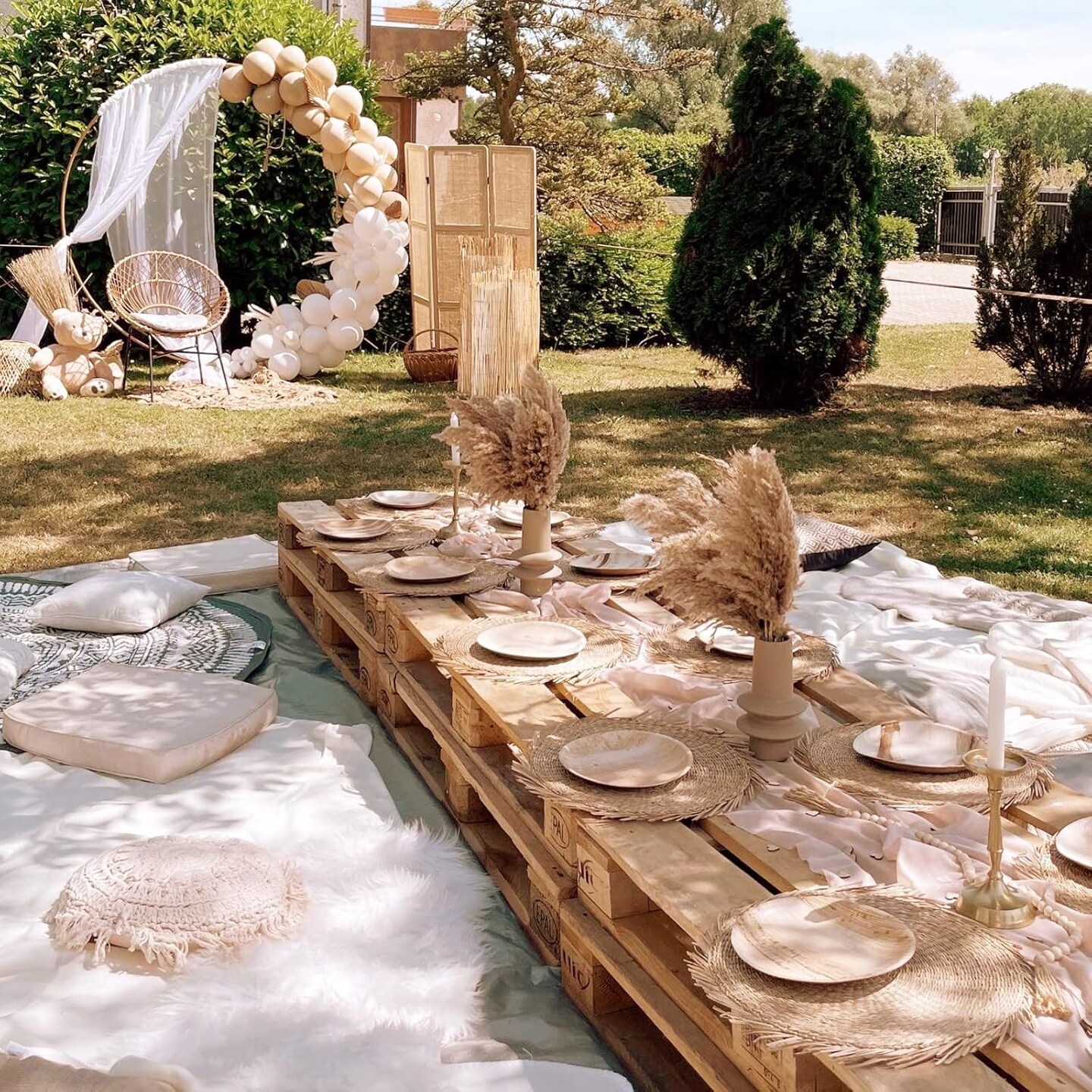 20 Pcs 23 Inch Tall Fluffy Pampas Grass XL Size Brown Dry Pompous Grass Decor Wedding Flower Boho Decor Natural Pompas Flower Bouquet