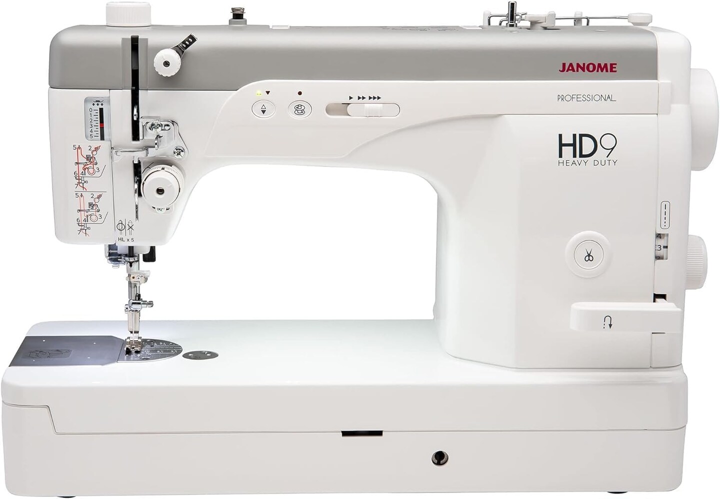 Janome HD9 V2 Heavy Duty, Straight Stitch, High Speed Sewing Machine