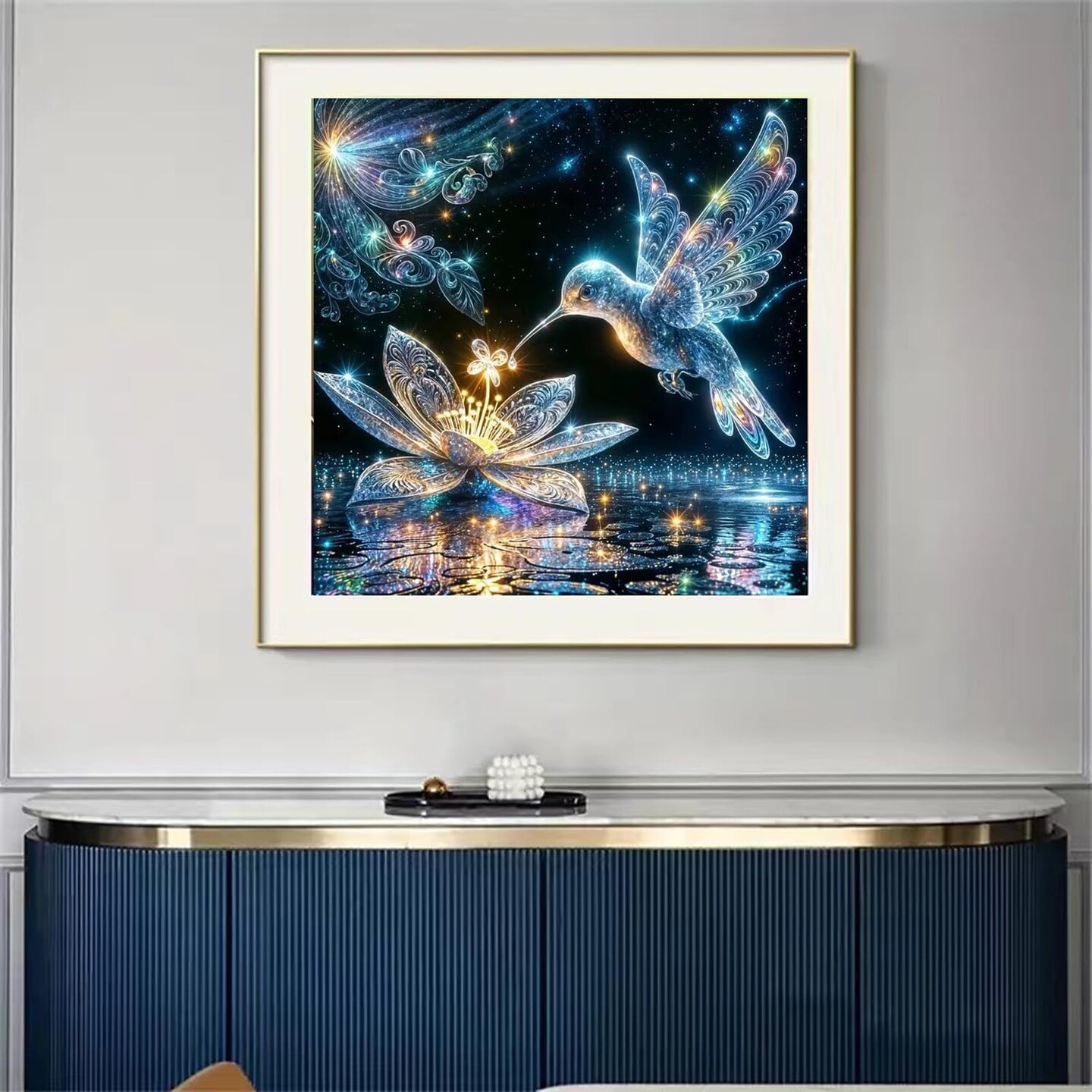 Kit Diamant Peinture 5D Cabane Moulin à Vent 30x40cm - Art Du Diamant Pour Adultes Débutants - Toile HD
