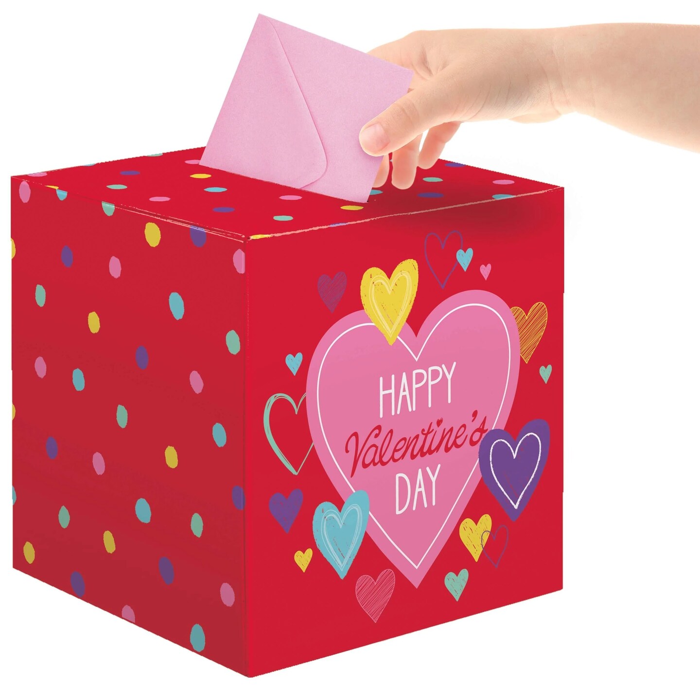 6 pc Bulk 6&#x22; x 6&#x22; Valentine&#x27;s Day Card Box