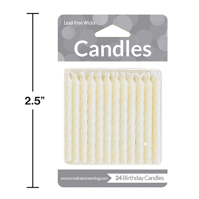 288 pc Bulk White Candles