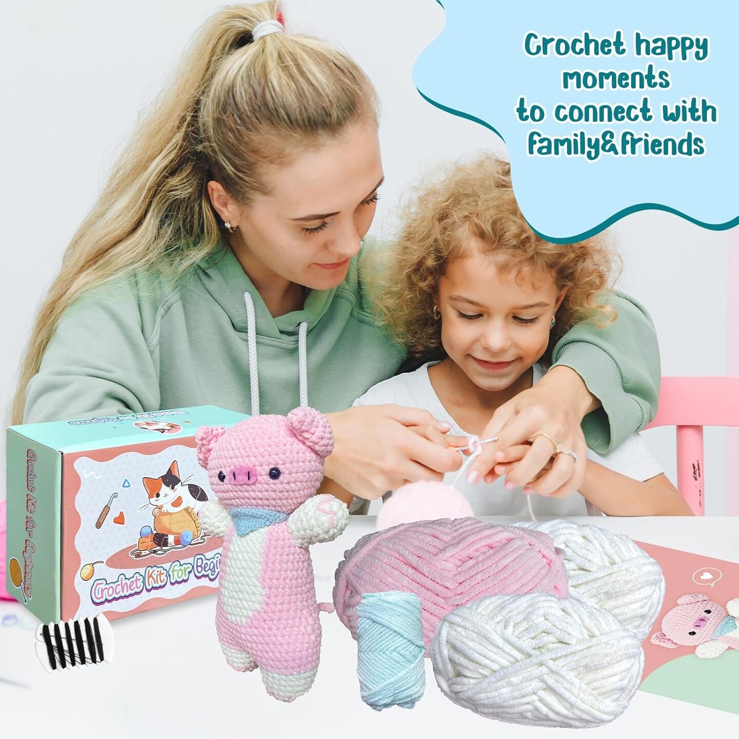Crochet Kit for Beginners, Crochet Starter Kit