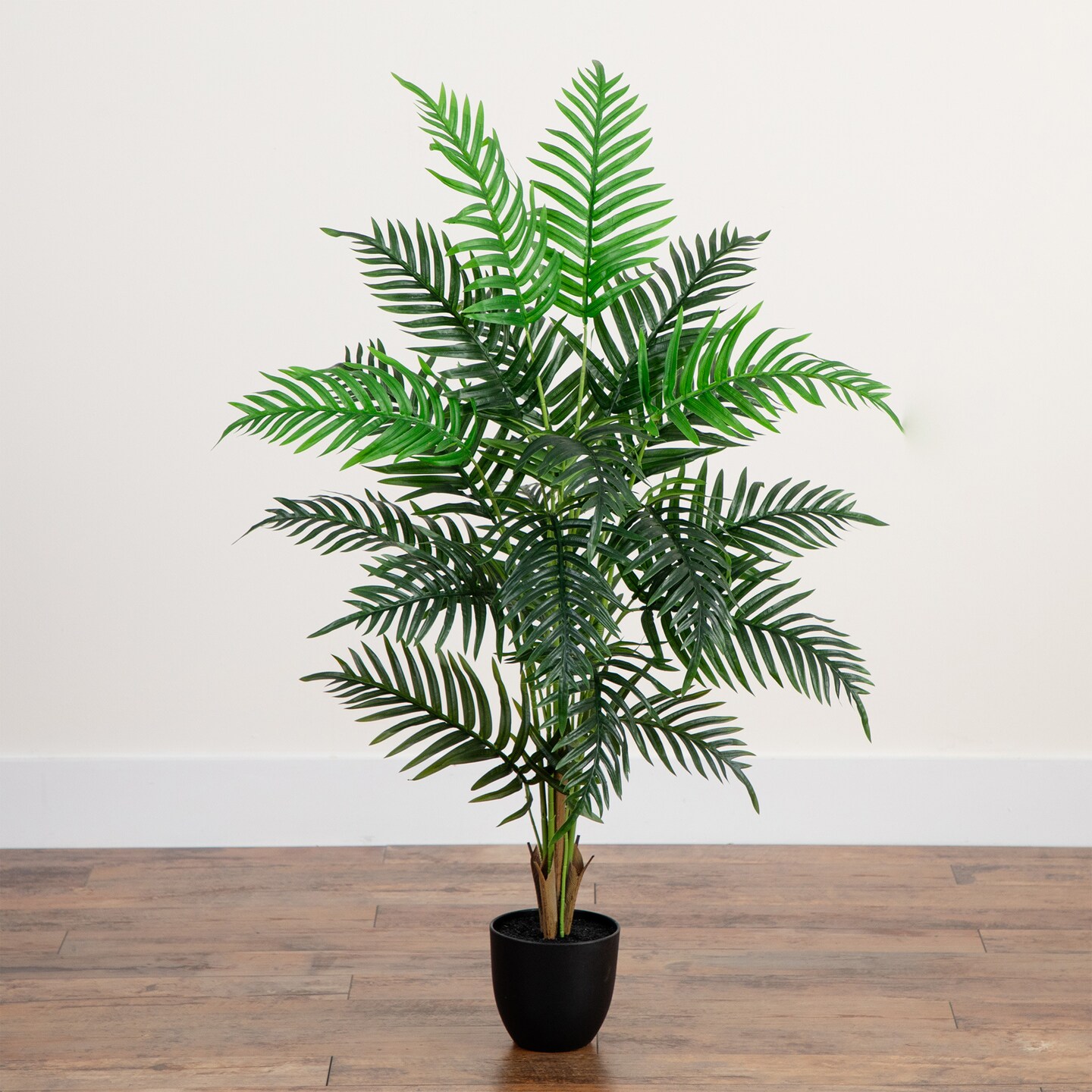 Nearly Natural Potted Areca Palm Artificial Tree - 4&#x27;