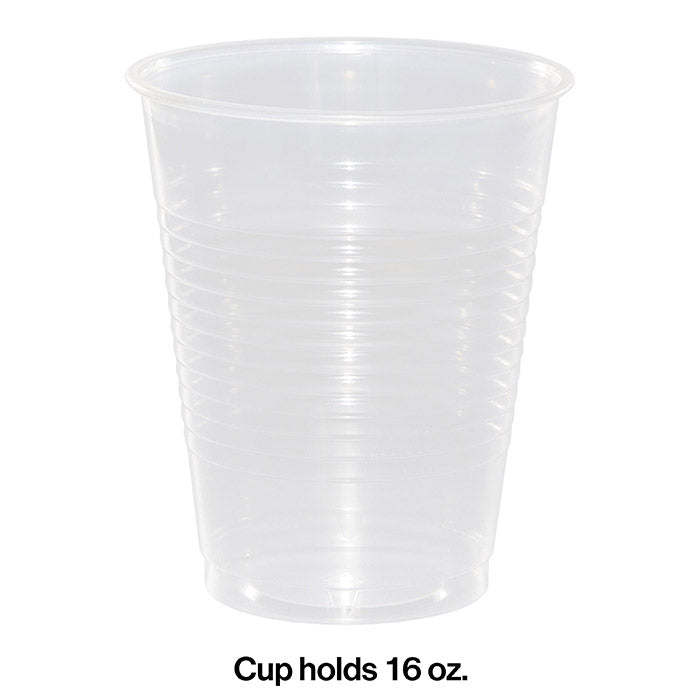 240 pc Bulk Clear 16 oz Plastic Cups