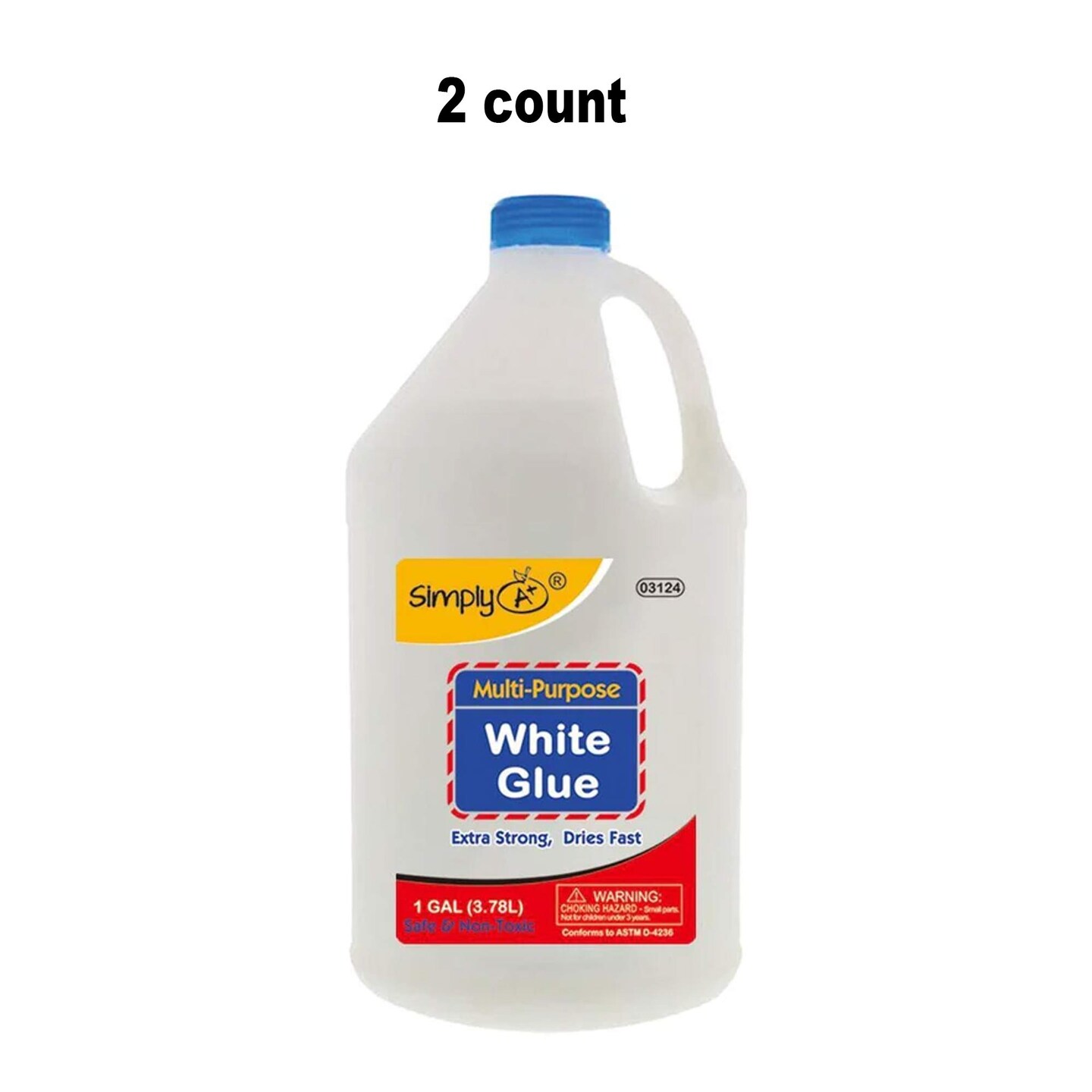 3.78L/1 Gallon White Glue Strong Versatile Adhesive for Crafts &#x26; Projects