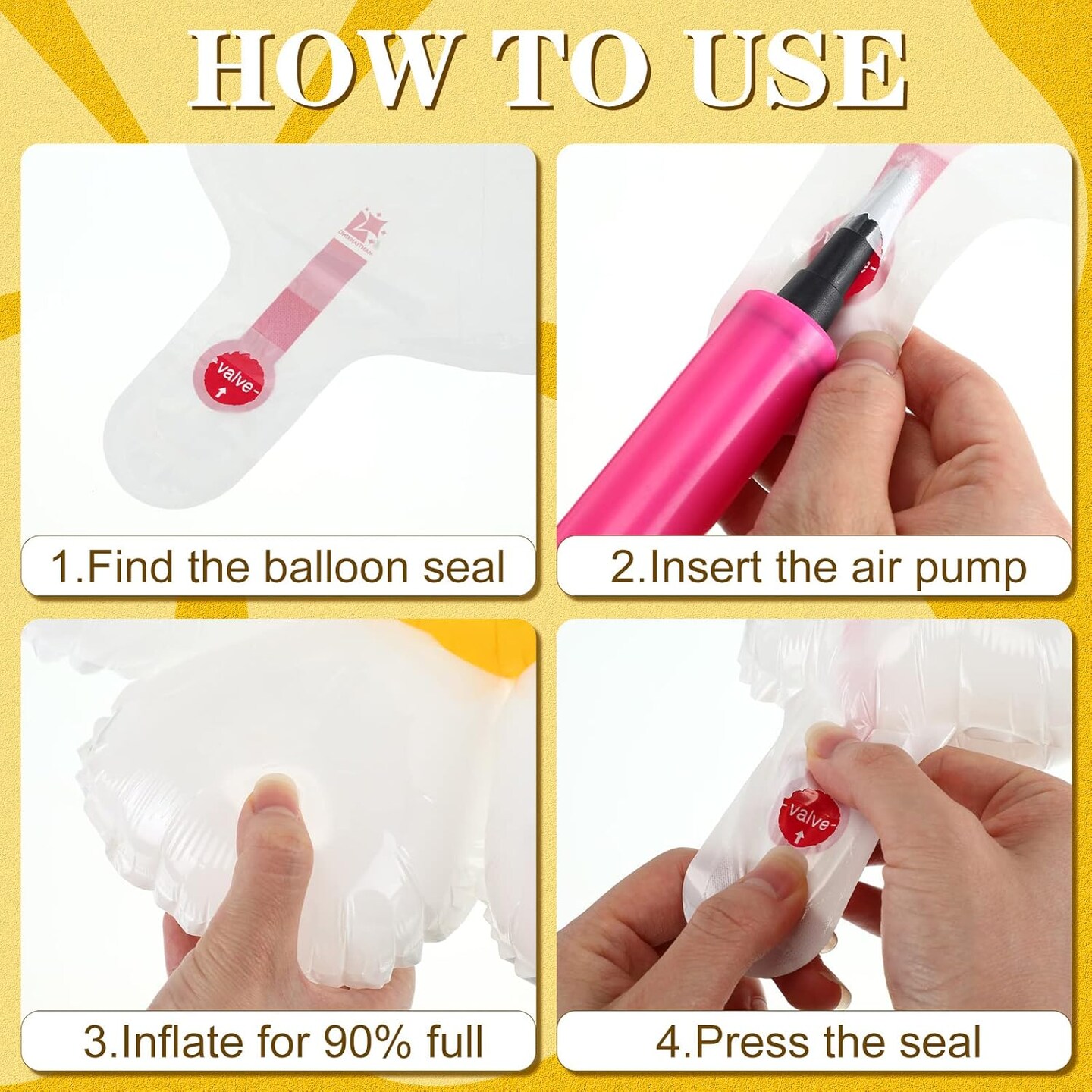 50 Pcs Daisy Flower Balloons 20x16 Inch, Flower Aluminum Foil Balloons Decorations for Party, Birthday, Wedding Decor, Groovy Boho 60s Theme Party Decor Supplies(White)