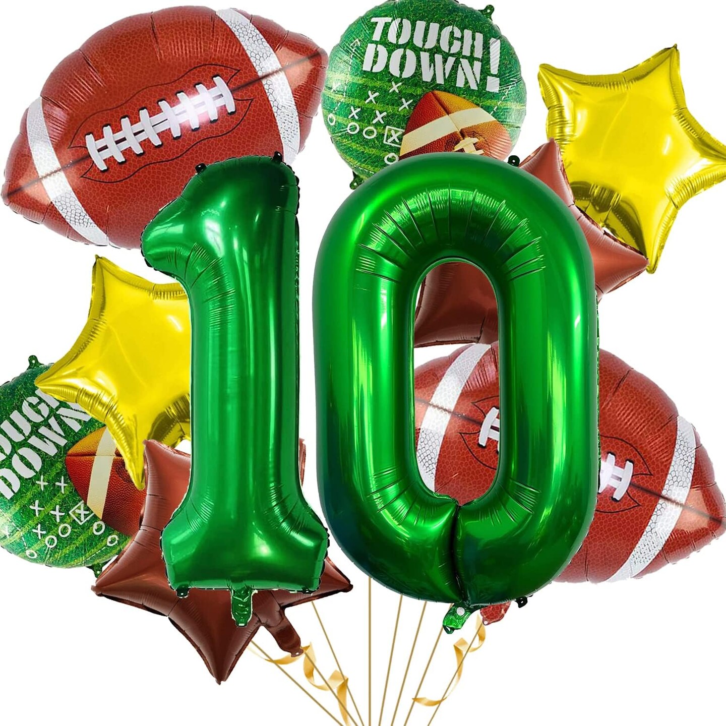 Football Balloons Set Football Birthday Party Decorations Football Touchdown Sports Theme Birthday Party Decoration, Tailgate Game Day Football Theme Supplies Birthday Party Decorations
