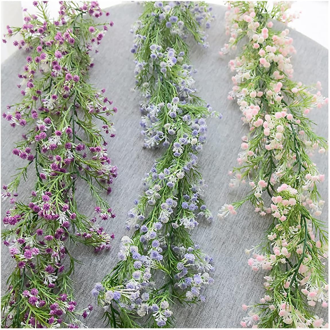 Bendable Silk Garland Greenery Artificial Vines Decor for Bedroom Faux Hanging Vine Decor for Home Wall Party Room Wedding Jungle Theme Decoration