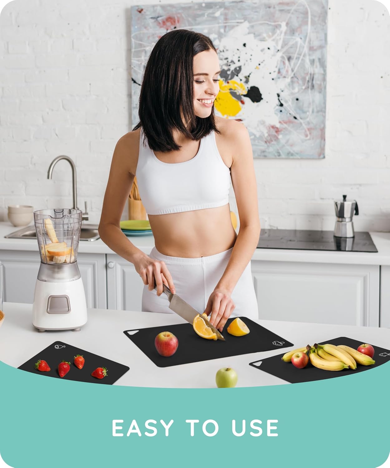 Cutting Board Alternative for Kitchen - Extra Thick Flexible Plastic Cutting Board Set of 3, Non-Slip, BPA-Free, Easy to Clean, Colored Cutting Mats for Cooking, Durable Chopping Sheets